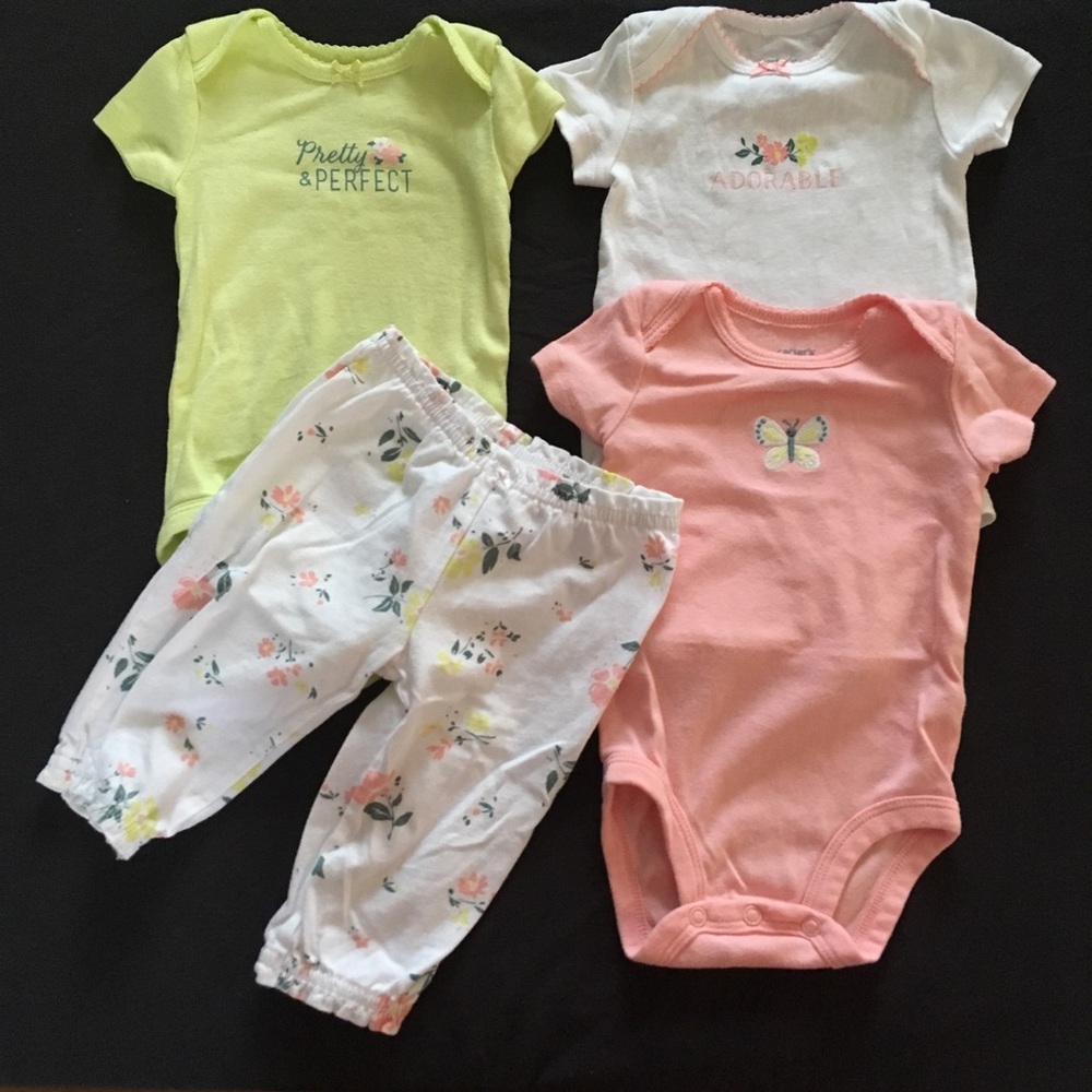 Carter’s 4 pc Bodysuit/Pant set